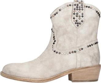 Ash Laarzen Beige - Dames - Cowboylaarzen - Beige - 38 EU - Leer - Schoenen