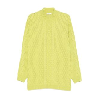 Patrizia Pepe Dames, Truien, Groen, Maat: S Wol