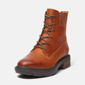 Timberland Schn&uuml;rboots TIMBERLAND BRIMFIELDMID LACE UP BOOT, Damen, Gr. 37,5, medium braun full grain, Leder, Schuhe Schn&uuml;rboots, Winterstiefel, Schn&uuml;rstiefel, W