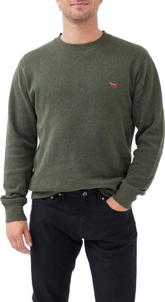 Rodd & Gunn Logo Detail Sweatshirt in Seaweed at Nordstrom, Size Xx-Large