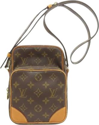 Louis Vuitton Pre-owned Cross Body Bags, female, Brown, Size: ONE SIZE Pre-owned Vintage Monogram Canvas Shoulder Bag
