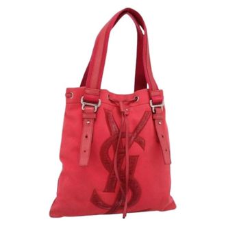 Saint Laurent Bolso Tote Vintage Pre-owned - Pre-owned - Mujer - Rojo - ONE SIZE