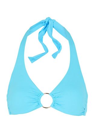 Melissa Odabash Brussels Halterneck Bikini top - Turquoise - 40 (UK 8 / S)