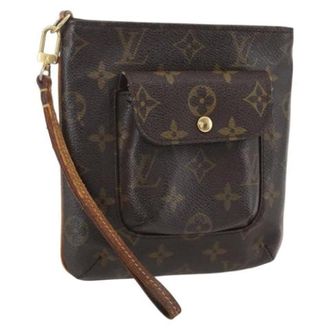 Louis Vuitton Clutch Vintage in Tela Pre-owned - - Pre-owned - Donna - Marrone - ONE SIZE