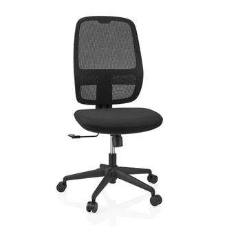 hjh OFFICE Silla de oficina profesional tela / tejido de malla negro