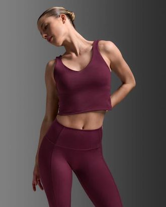 2XU Fluid Longline Bra in Amaretto/amaretto at Nordstrom, Size X-Large