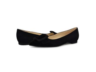 Nine West Jesike Womens Flat Shoes Black Suede : 6 M