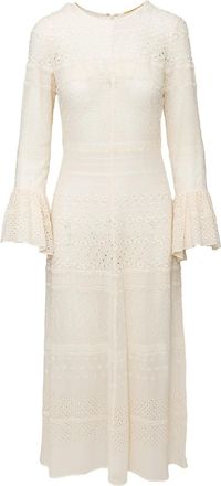 Saint Laurent Geborduurde lange jurk van Saint Laurent - jaren 2010