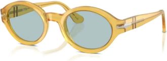 Persol Occhiali da sole ovali - Giallo