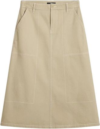 Vans Flare Utility Broek - Dames - Midirokken - Groen - W23 - Rokken