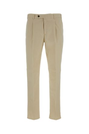 PT01 Slim-fit Lightweight Gabardine Trousers with Pressed Creases