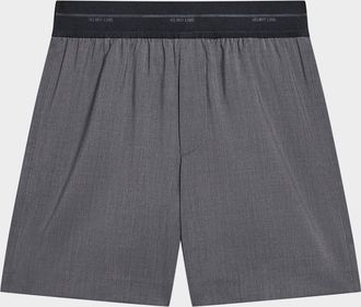 Helmut Lang Mens Wool Pull-On Car Shorts