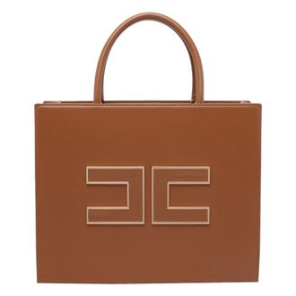 Elisabetta Franchi Logo Tote Bag