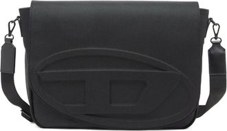 Diesel Borsa 1DR Messenger goffrata - Nero