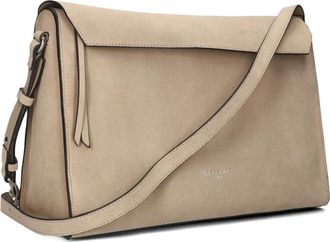 Liebeskind Liebeskind Berlin, Tassen, Dames, Beige, ONE Size, Su&egrave;de, Beige Su&egrave;de Schoudertas Lora