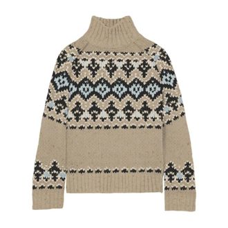 MC2 Saint Barth Myra Donegal Sweatshirt - Dames - Coltruien - Veelkleurig - L - Wol - Truien & Vesten