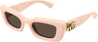 Gucci Sunglasses, female, Pink, Size: 49 MM Gg1827S Sunglasses