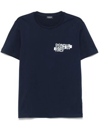 Dondup logo-print T-shirt - Blue