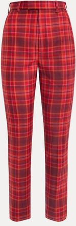 Vivienne Westwood Nana Cigarette Trousers Nana Wool Red-plaid 40 Women