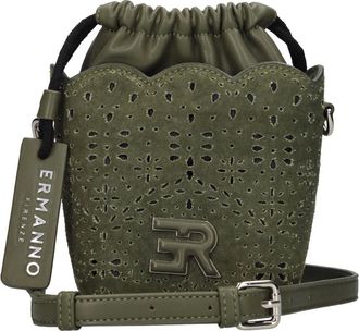 Ermanno Scervino Bucket Bag - Dames - Schoudertassen - Groen - ONE Size - Leer - Tassen
