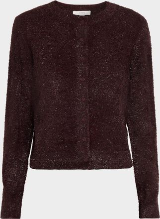 Vince Metallic Knit Cardigan