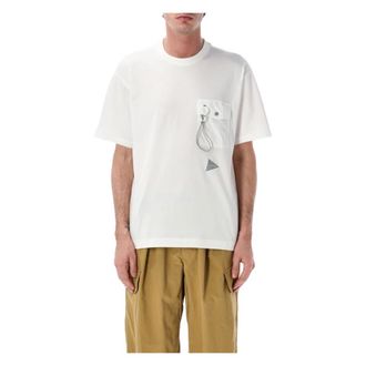And Wander Pocket Tee - Heren - T-shirts - Beige - XL - Katoen - Tops