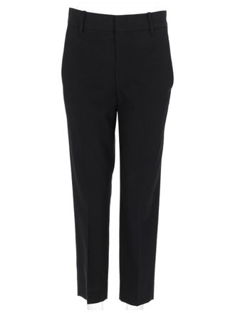 Vince Slim Straight-Leg Tailored Pants with Mid-Rise Waist