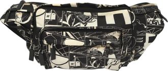 Prada Tessuto Black Nylon Shoulder Bag (Pre-Owned)