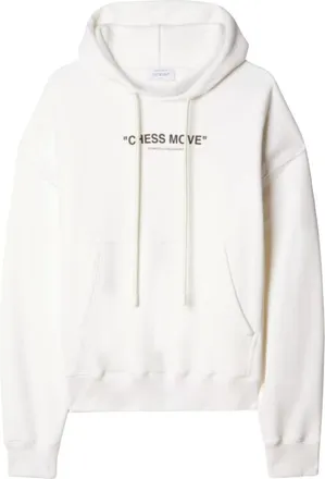 Off-white Hoodies, male, White, Size: L Bags