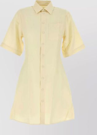 Ami virgin wool shirt dress
