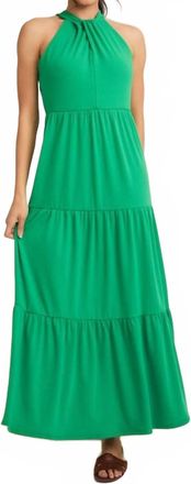 Gilli Rebecca Maxi Dress In Kelly Green