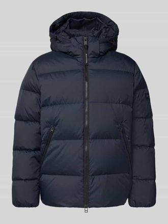 Marc O'Polo Regular Fit Daunenjacke mit abnehmbarer Kapuze in Marine, Gr&ouml;&szlig;e XXL