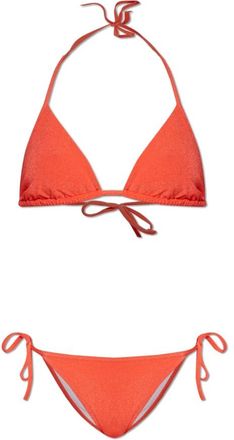 Balmain Tweedelig Badpak - Dames - Bikinis - Oranje - 2XS - Tweed - Badmode