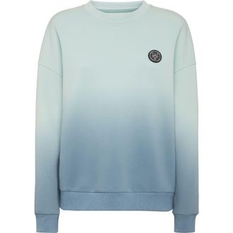 Plein Sport Oversize Hoodie Sweatshirt Degrade Women in Lightblue at Nordstrom, Size X-Large Eu