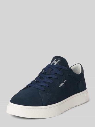 Daniel Hechter Sneaker aus echtem Leder mit Logo-Pr&auml;gung Modell Julien in Marine, Gr&ouml;&szlig;e 41