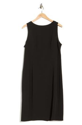 Nordstrom Rack Sleeveless Crepe Shift Dress in Black at Nordstrom Rack, Size Xx-Large
