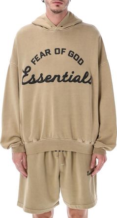 Fear of God Beige Graphic Logo Hoodie