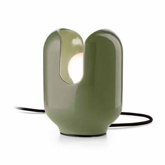 Ferroluce Batucada Sage Green Table Lamp