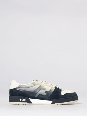 Fendi Sneakers Match Fendi in pelle martellata e gomma degrad&egrave;