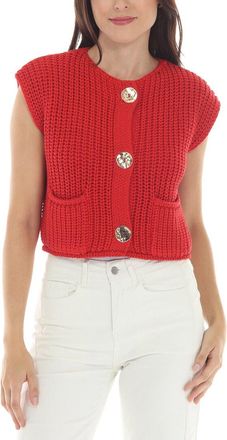 Rain + Rose Cap Sleeve Cardigan