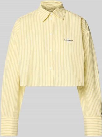 Calvin Klein Underwear Regular Fit Pyjama-Oberteil aus reiner Baumwolle in Hellgelb, Gr&ouml;&szlig;e XL