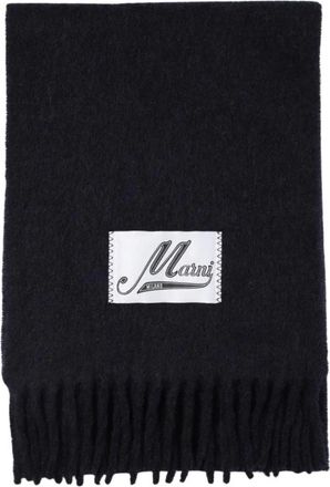 Marni Sjaal met Franjes - Heren - Wintersjaals - Blauw - ONE Size - Wol - Accessoires