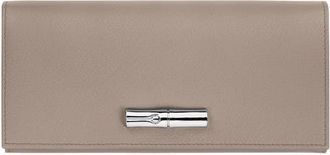 Longchamp Le Roseau Leather Continental Wallet in Clay at Nordstrom