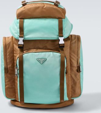 Prada Large Re-Nylon and Saffiano leather backpack