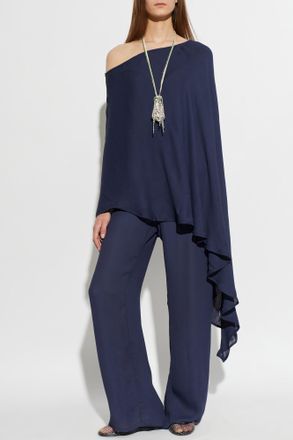 Cult Gaia Sara Trousers, Womens, Navy Blue