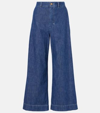 Max Mara Paul high-rise wide-leg jeans