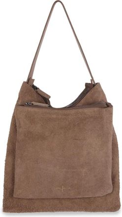 Cortana Twice Schoudertas - Dames - Schoudertassen - Bruin - ONE Size - Leer - Tassen