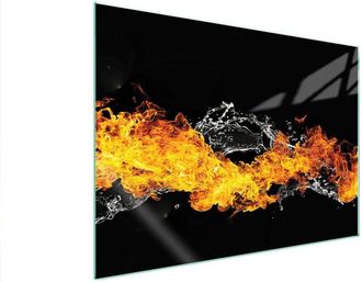 OEM Placa Protectora De Vidrio Para Estufa 70x52 Fuego