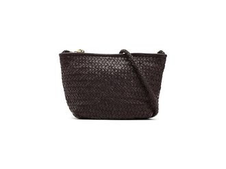 Madewell Woven Crossbody W Zip Cross Body Womens Handbags Coffee Bean, Leather
