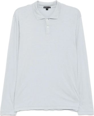 James Perse Polo a maniche lunghe - Blu